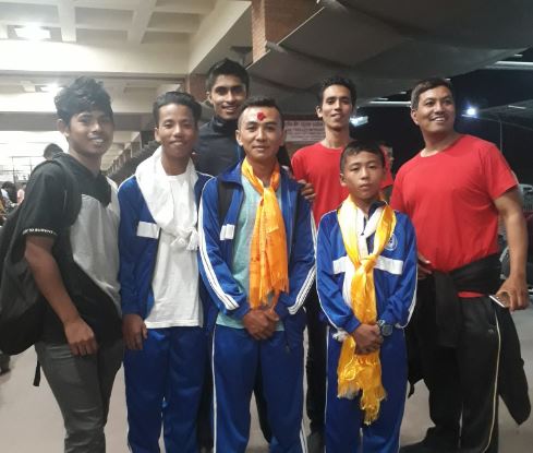 नेपाली कराते टोली जापान प्रस्थान 