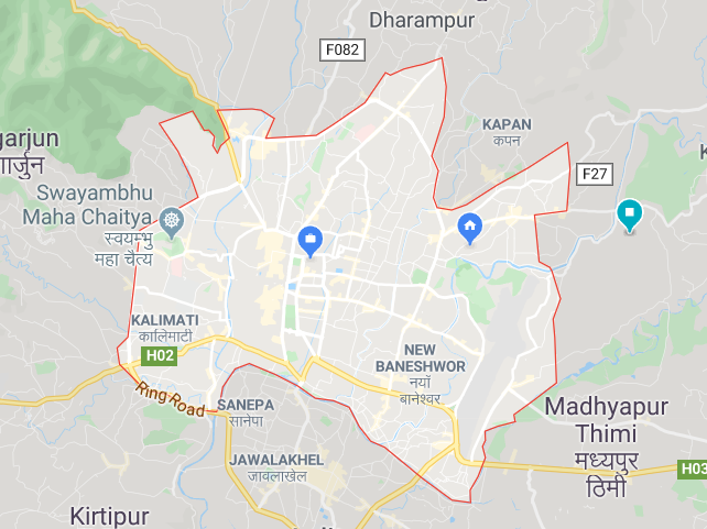काठमाडौंमा भूकम्प महसुस