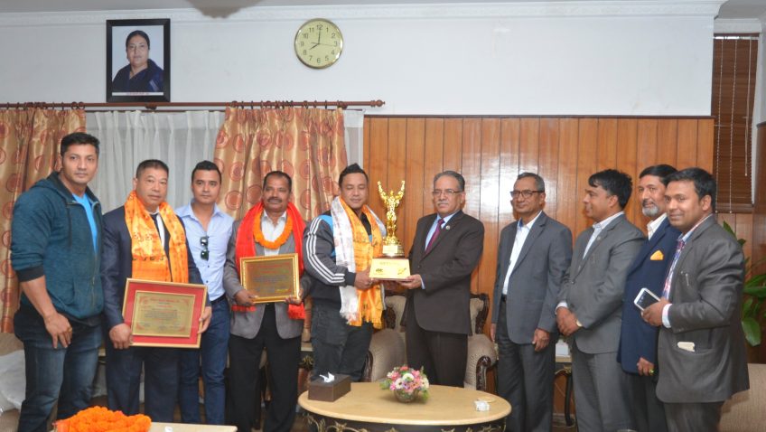 बडी बिल्डिङ च्याम्पियनसिपका गोल्ड मेडलिस्ट महर्जन सम्मानित