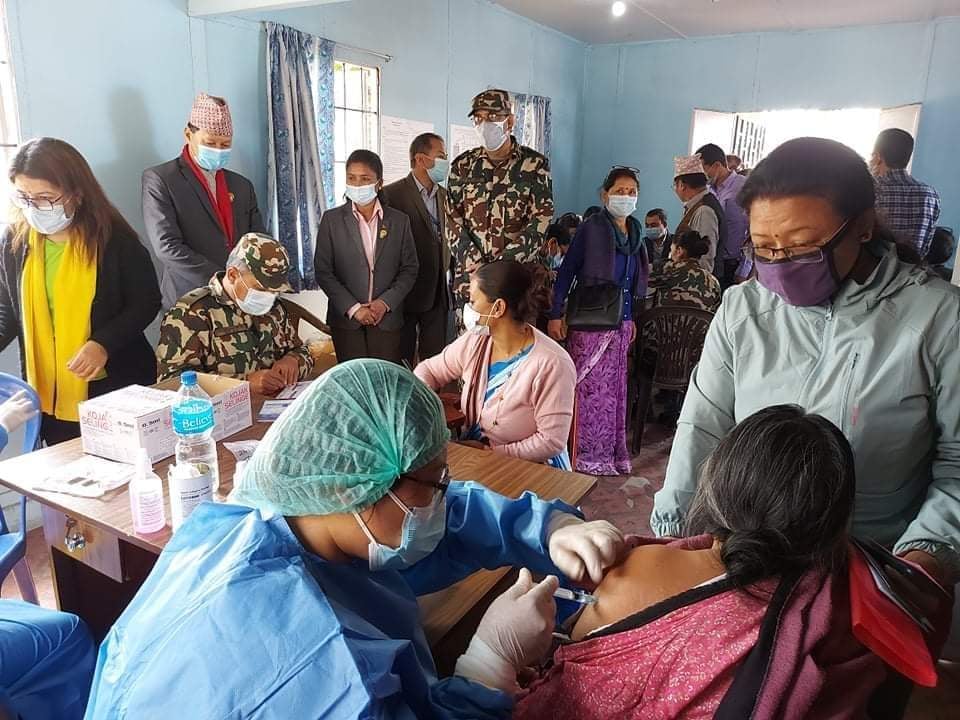 दोस्रो चरणको खोप अभियान, काठमाडौं महानगरका ४८ हजार बढीले लगाए खोप