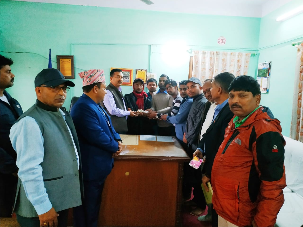 मिर्गौला रोगबाट पीडित रामलाई दुई लाख सहयोग