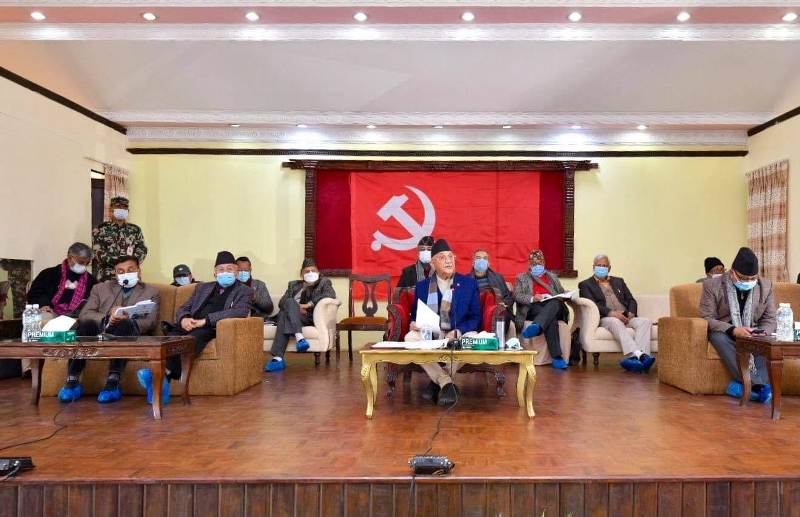 बालुवाटारको निर्णय: प्रचण्ड-नेपाललाई कारवाही नगर्ने, सिंगो पार्टीलाई निर्वाचन केन्द्रीत गर्ने, महाधिवेशन आगामी मंसिरमा प्रस्ताव