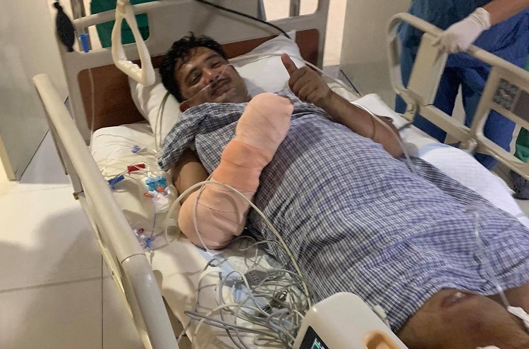 दुर्घटनामा परेर घाइते भएका क्रिकेटर ललितको अपरेसन गरियो, स्वास्थ्य अवस्था स्थिर