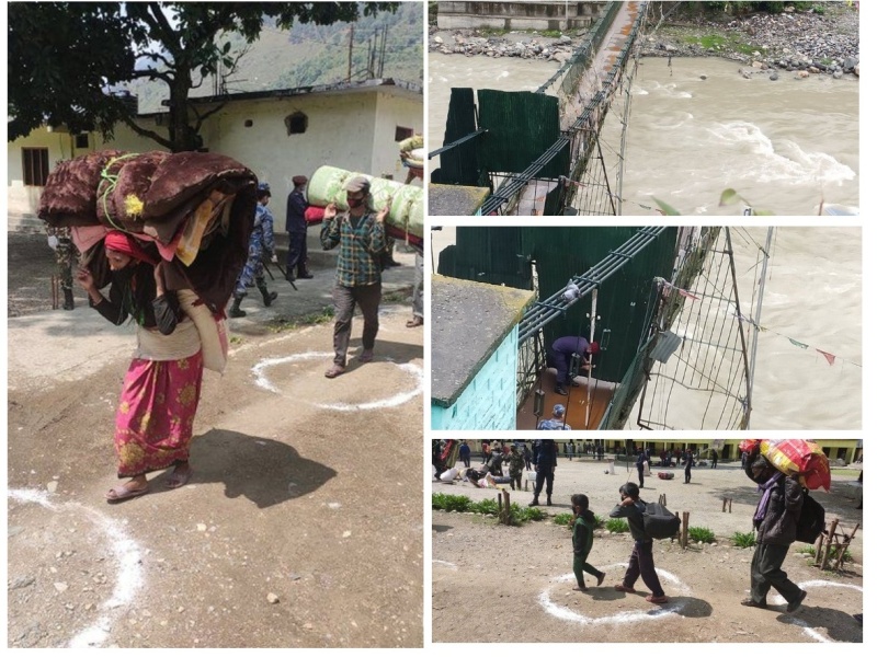 …अनि खुल्यो महाकालीको गेटः मातृभूमि प्रवेश पाउँदाको खुसी, हेर्नुस् तस्विरमा