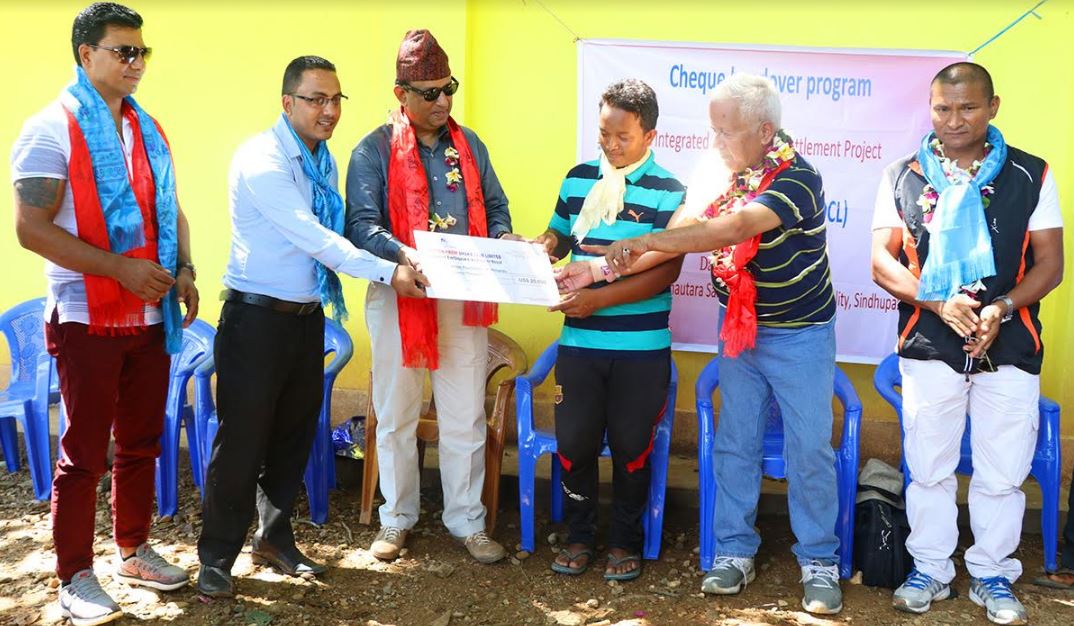 श्वेता खड्काको माझी बस्ती निर्माणलाई २० लाख सहयोग 