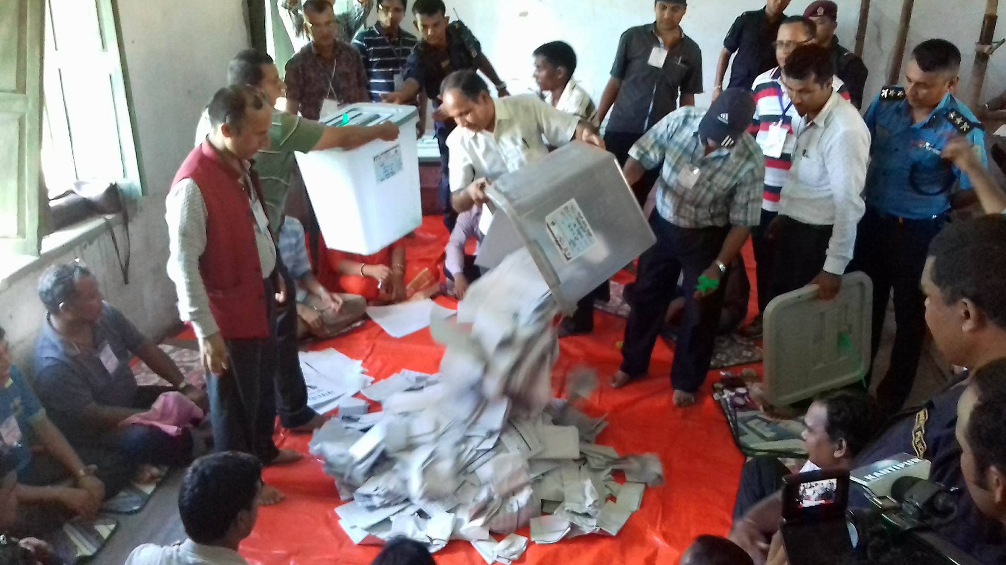 वीरगंज- ३२ नम्बर वडाको मतगणना रोकियो