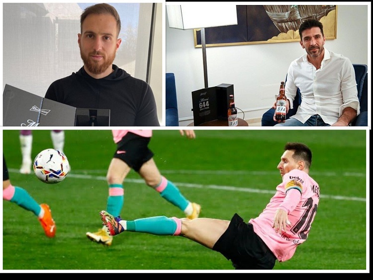 पेलेको रेकर्ड तोडेपछिको सेलिब्रेसन, मेस्सीको गोल खाएका गोलकिपरलाई यस्तो गिफ्ट