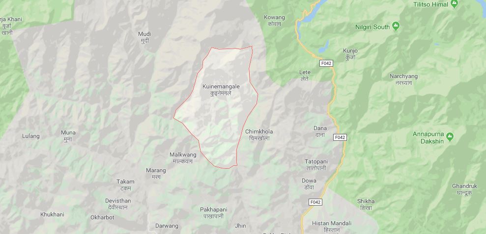 म्याग्दी केन्द्रबिन्दू बनाई भूकम्प