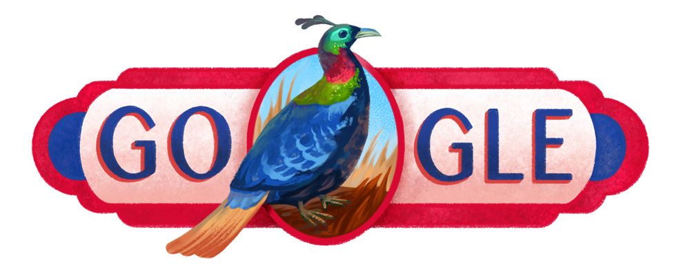 गुगल डुडलमा डाँफेसहित गणतन्त्र दिवसको शुभकामना