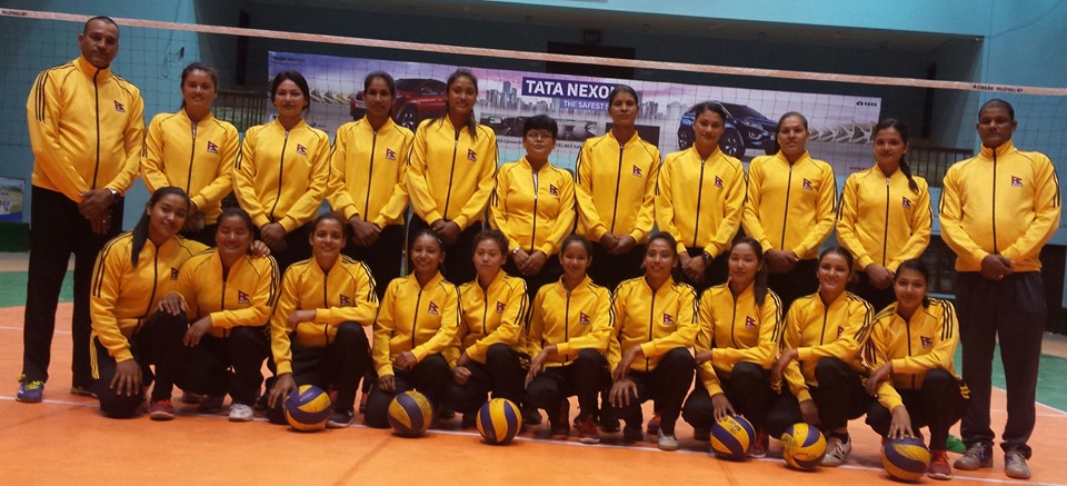 एसियन सिनियर वुमेन्स सेन्ट्रल जोनका लागि नेपाली महिला भलिबल टोलीको घोषणा