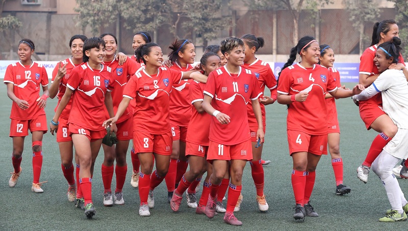 साफ यू २० महिला च्याम्पियनसिप : उपाधिका लागि नेपाल र बंगलादेश भिड्दै