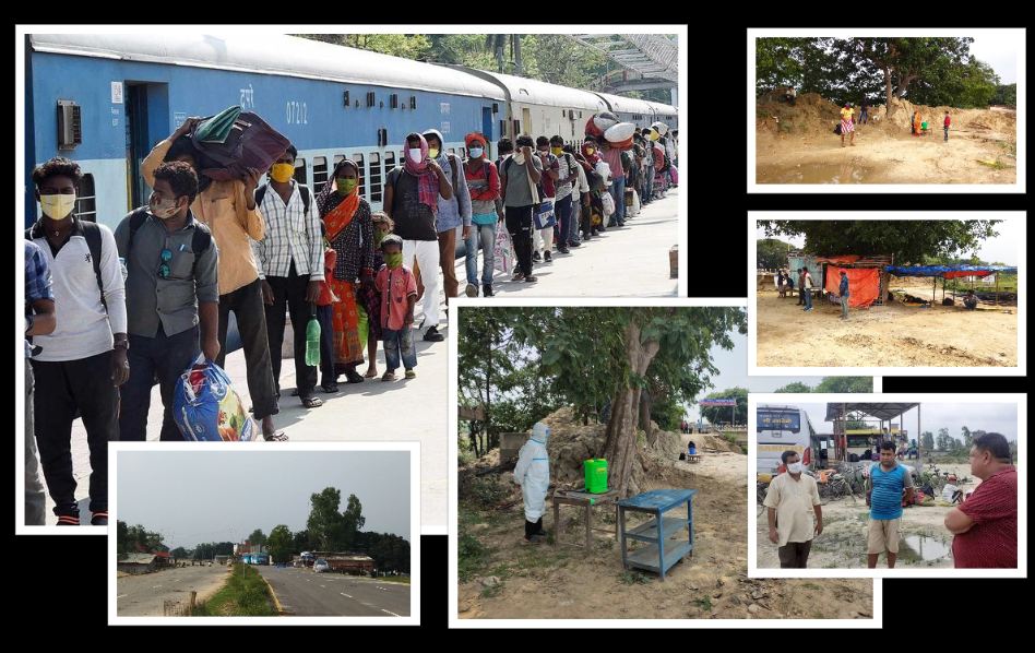 भारतीय रेल नेपाली सीमातिर सोझिँदा प्रदेश २ मा मात्रै ६ दिनमा ५ हजारभन्दा धेरै नेपाली भित्रिए