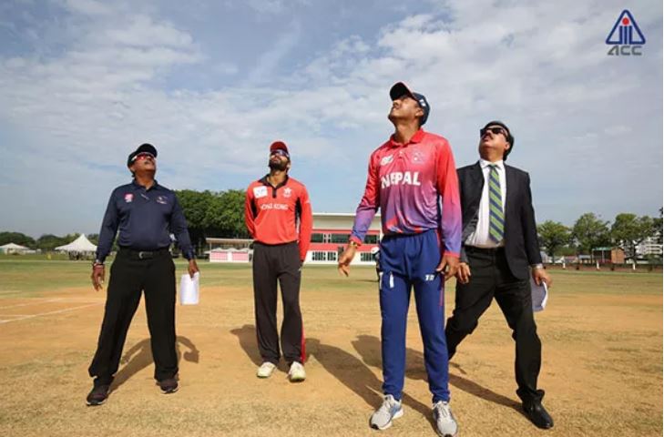 रोकिएन नेपालको खराब प्रदर्शनः ५५ रनमै ५ विकेट गुम्यो, पारस र ज्ञानेन्द्र दुबै आउट