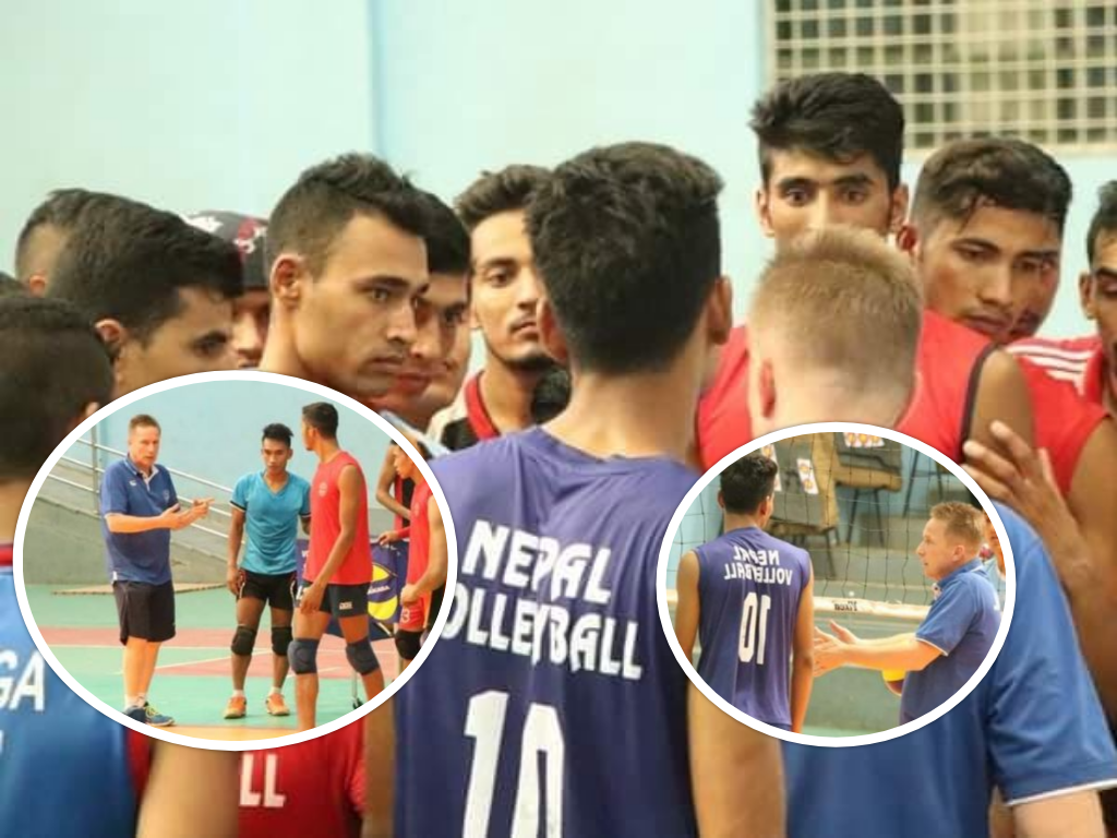 सेन्ट्रल जोनको तयारीमा रहेको नेपाली भलिबल टिमले भारतसँग मैत्रीपूर्ण खेल खेल्ने