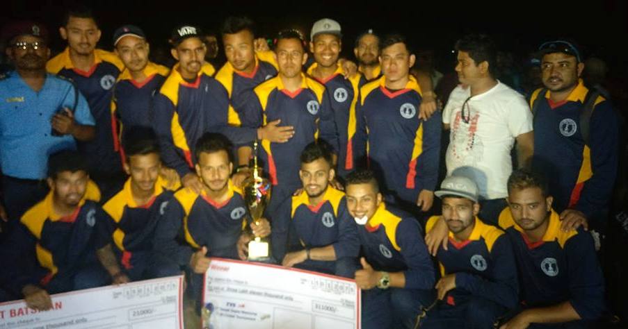 डिजिएमटी क्रिकेट : आर्मीलाई हराउँदै पुलिस च्याम्पियन