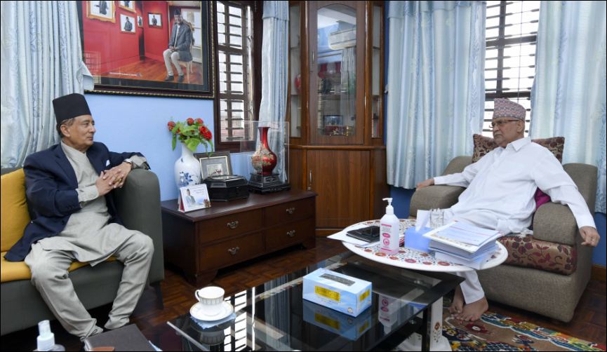 देउवाका दूतमार्फत् ओलीको सन्देश : संसदको मानमर्दन गरी अध्यादेश फिर्ता गर्नु षड्यन्त्र