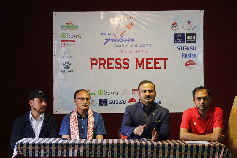 एनएसजेएफ पल्सर स्पोर्ट्स अवार्डको तयारी पूरा, यसपटक 'दशक अवार्ड'