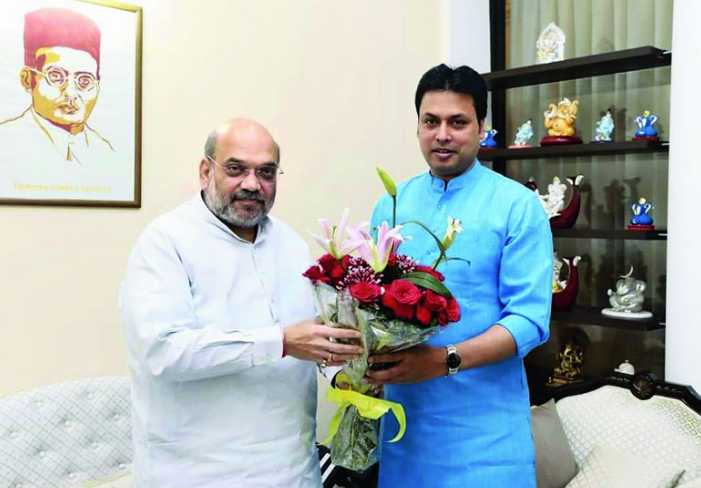 भारतीय गृहमन्त्री अमित शाह नेपाल र श्रीलंकामा भाजपा सरकार बनाउने योजनामा : त्रिपुराका मुख्यमन्त्री