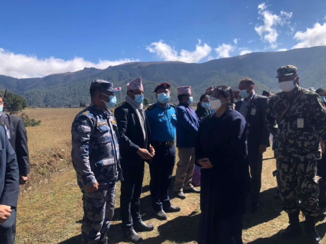 राष्ट्रपति भण्डारीले गरिन् ढोरपाटन सिकार आरक्ष क्षेत्रको अवलोकन भ्रमण