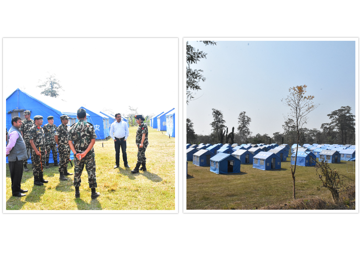 मोरङको टाँडीमा सेनाले बनायो २ सय शय्याको क्वारेन्टाइन, प्रदेशस्तरमा पहिलो तयारी