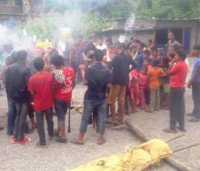 बाग्लुङ टुक्र्याएको विरोधमा फेरि चर्कियो आन्दोलन