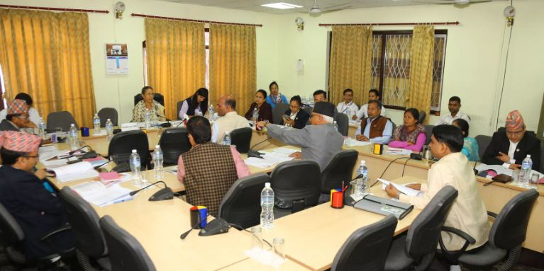 कालापानी विवादबारे प्रधानमन्त्रीसँग छलफल गर्दै संसदीय समिति