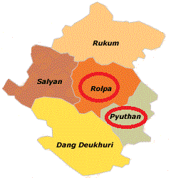 ५ नम्बर प्रदेश टुक्र्याउन लागिएको विरोधमा रोल्पा र प्यूठानका बासिन्दा संयुक्त आन्दोलनमा