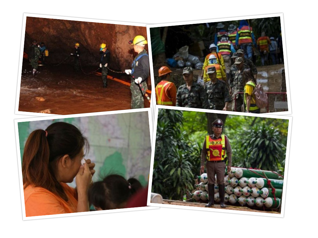 थाइल्याण्ड गुफामा उद्धार : बालक फसेको च्याम्बरमा पहिरोको खतरा, अक्सिजन पुर्‍याउन गएका गोताखोरको मृत्यु