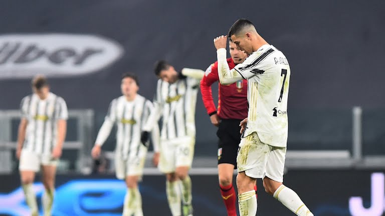 दश खेलाडीमा सीमित युभेन्टस घरेलु मैदानमा पराजित