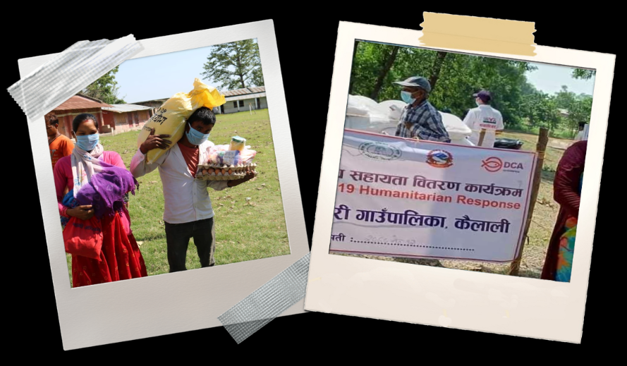कोरोनाको कहरमा डीसीएको २ करोड १० लाख बराबरको खाद्यान्न सहयोग 