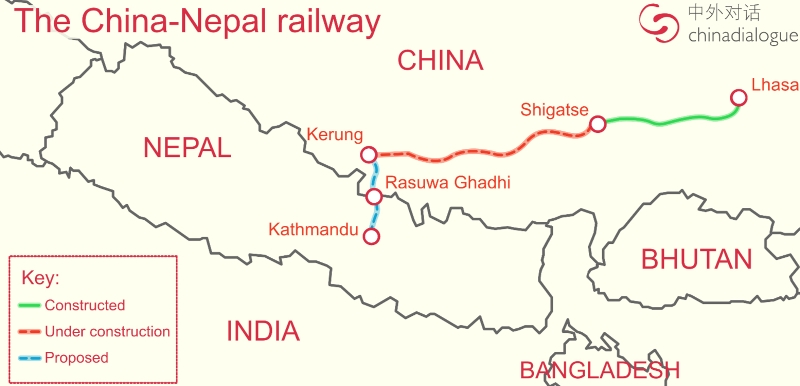 चीनले अघि बढायो केरुङ-सिंगाछे रेलमार्गको अध्ययन, काठमाडौं-केरुङको अध्ययन ठप्प