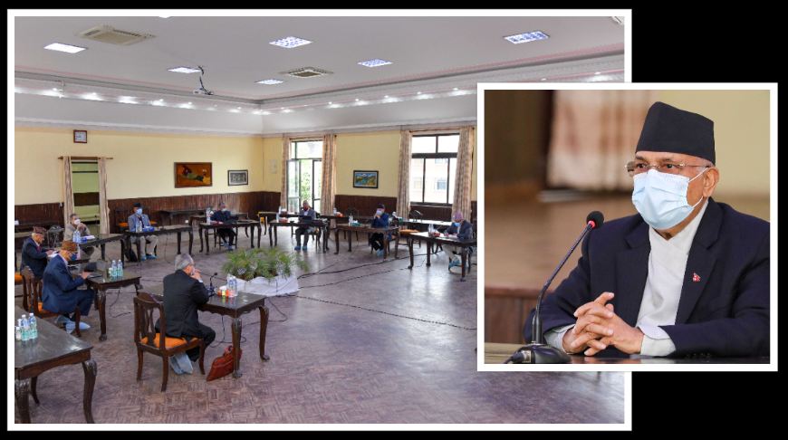 ओली र नेपाललाई मिलाउन एमालेभित्र छलफल तीब्र, राष्ट्रियसभाको उप निवार्वाचनमा कसलाई उम्मेद्वार बनाउने? बालुटारमा चल्दै छलफल