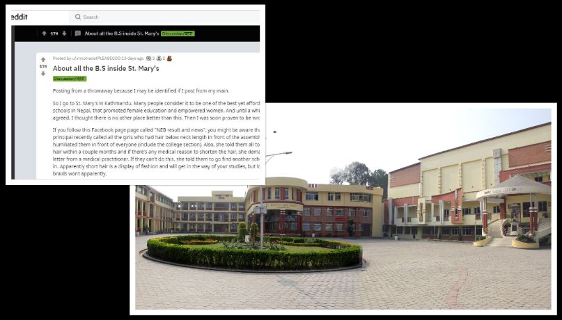 विद्यार्थीको विद्रोहबारे सेन्ट मेरिजको खण्डन 