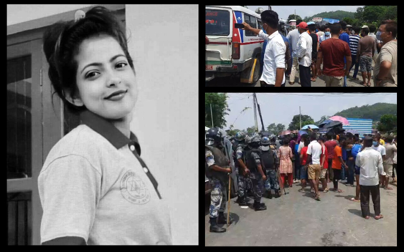 सुजता भण्डारीको रहस्यमय मृत्यु, घटनाको सत्यतथ्य पत्ता लगाउन माग गर्दै चितवनमा प्रदर्शन