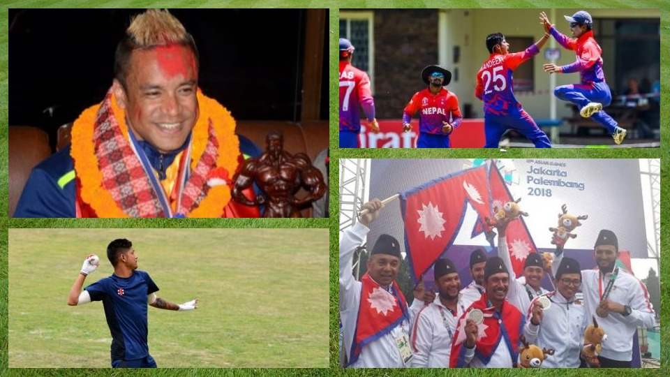 वर्ष २०१८ मा नेपाली खेलकुद : देशमा भन्दा विदेशमा चर्चित, पूर्वाधार बनेन, सन्दीप, प्याराग्लाइडिङ र महेश्वर हिट