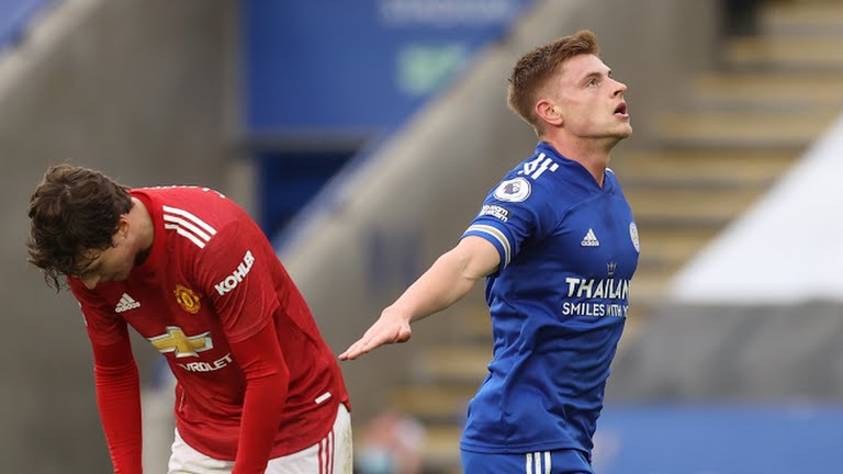 दुई पटकको अग्रता जोगाउन नसक्दा म्यानचेस्टर युनाइटेड लेस्टर सिटीसँग बराबरीमा रोकियो