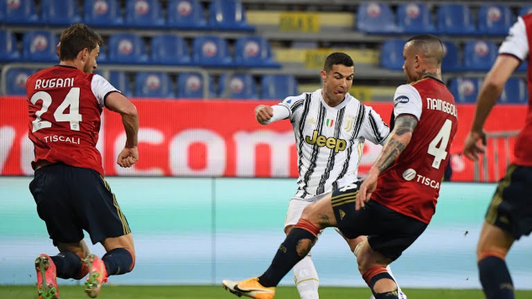 रोनाल्डोले ३२ मिनेटमै ह्याट्रिक पुरा गर्दा युभेन्टसको जित, कीर्तिमान तोडिएपछि पेलेले दिए बधाइ