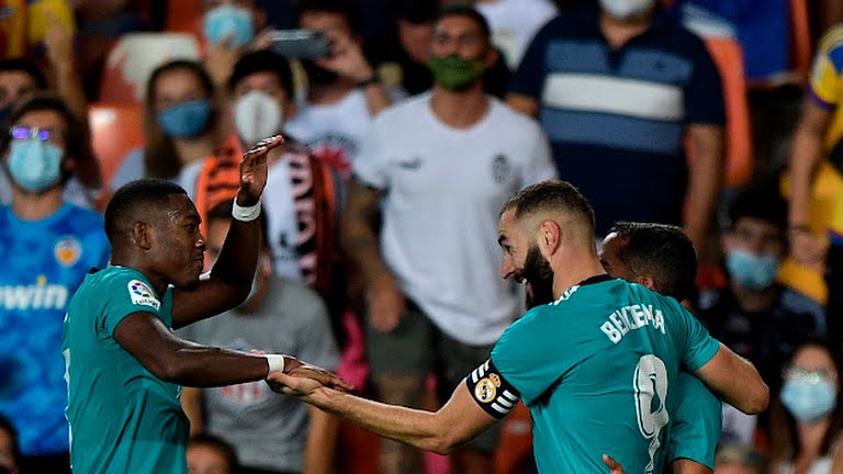 भ्यालेन्सियालाई हराउँदै रियल मड्रिड शीर्षस्थानमा