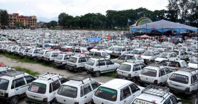 भूकम्पपीडितका नाममा १ हजार ३९५ ट्याक्सी दर्ता