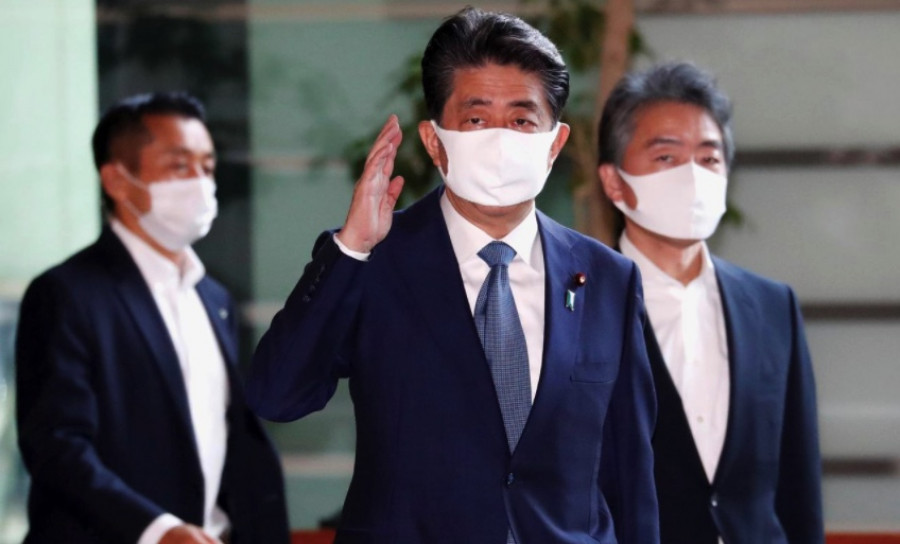 जापानी प्रधानमन्त्री सिन्जो आवेले स्वास्थ्यको कारण देखाउँदै गरे पदबाट बाहिरिने घोषणा