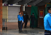 क्रिकेटर सन्दीप लामिछाने काठमाडौं उत्रिँदै, प्रहरीको टोली विमानस्थलमा तैनाथ
