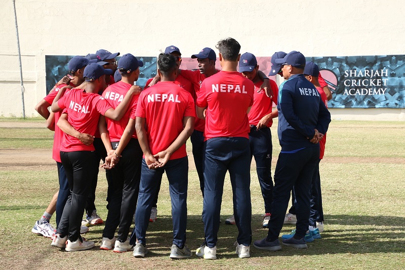 यू १९ एसियन कप क्रिकेट: नेपालले बंगलादेशको सामना गर्दै