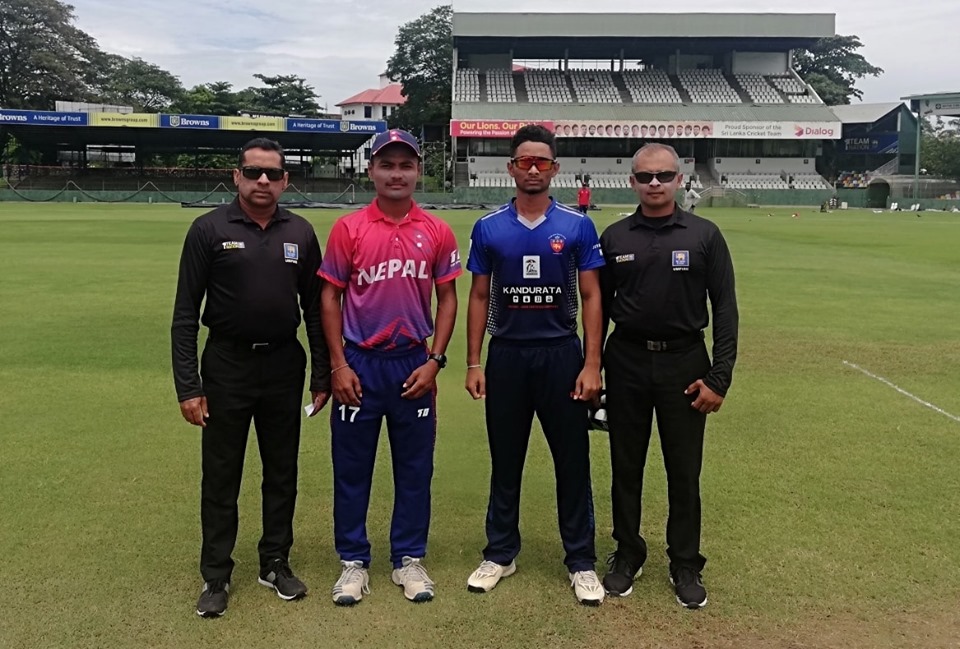 यू १९ क्रिकेटः अभ्यास खेलमा नेपालद्वारा एसएससीलाई २४१ रनको लक्ष्य