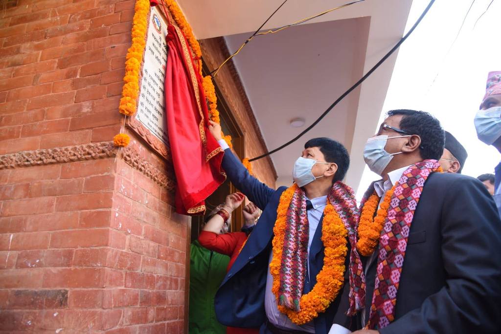 वडा कार्यालय उद्घाटन गर्दै मेयर शाक्यले भने, 'मेरै कार्यकालमा सबै वडाका भवन नयाँ र सेवाग्राही मैत्री बन्नेछन्'