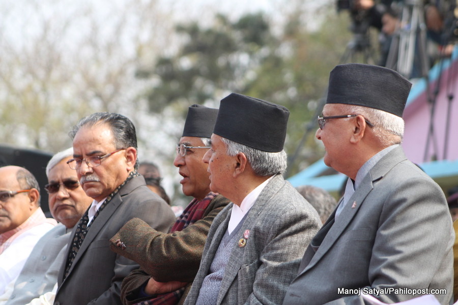 प्रचण्ड, देउवा र ओलीको नयाँ वर्ष शुभकामना सन्देशमा के छ?