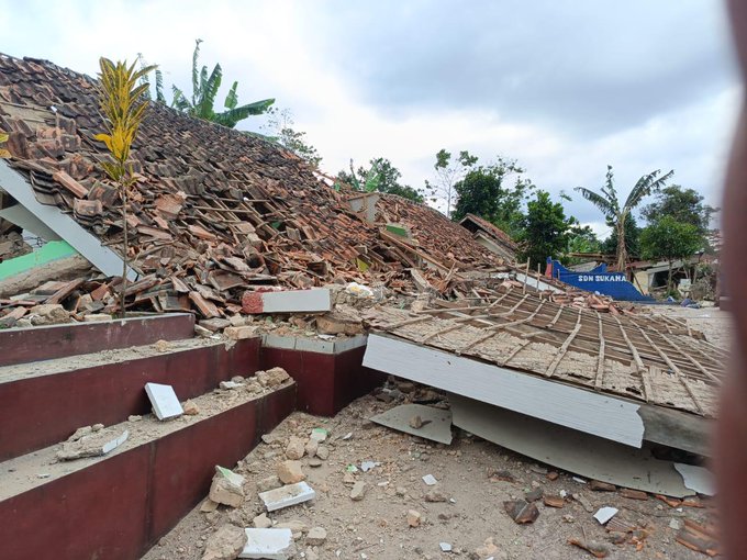 इन्डोनेसियामा ५.६ म्याग्नेच्युडको भूकम्प, ४६ जनाको मृत्यु
