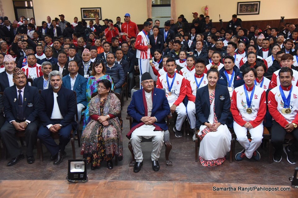 ‘खेलकुदसँग प्रधानमन्त्री’ कार्यक्रम आयोजना गर्दै राखेप