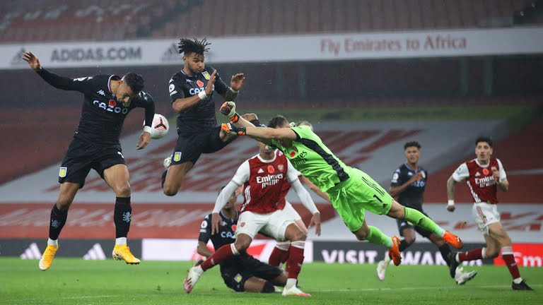 वाटकिन्सको दोहोरो गोलमा आर्सनलमाथि एस्टोन भिल्लाको जित