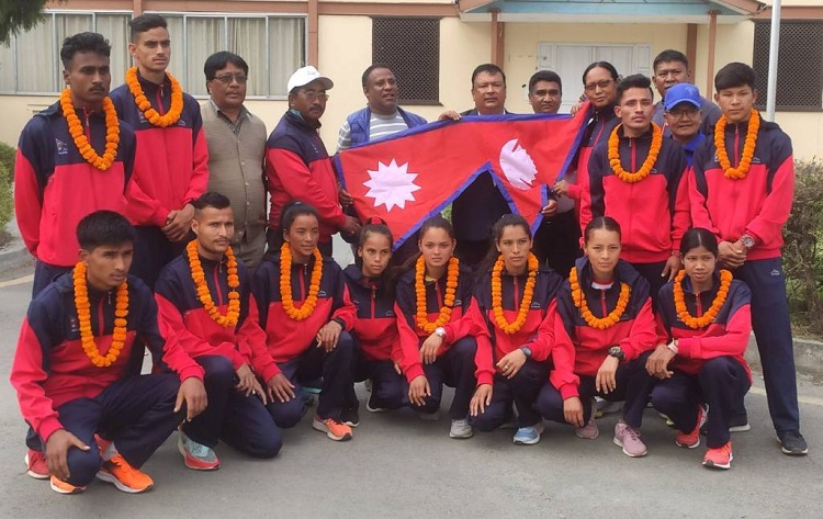 एथलेटिक्स टोली आज भारत जाने