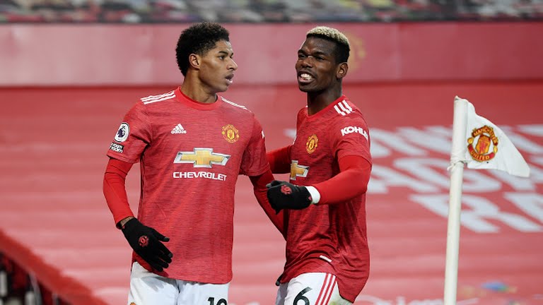 संघर्षपूर्ण जित निकाल्दै म्यानचेस्टर युनाइटेड शीर्ष दुईमा